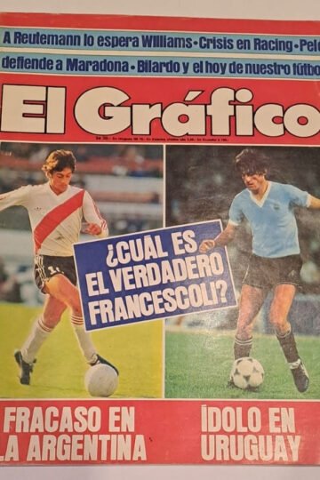Revista El Grafico # 3343 - Tapa Francescoli