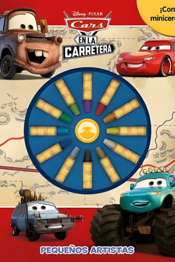 Cars Carretera Pequeños Artistas !con 12 Miniceras! Disney