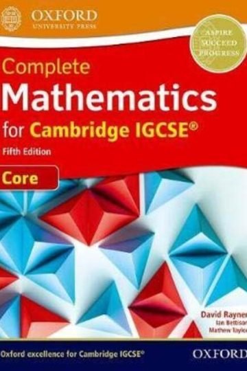 Cie Complete Igcse Core Mathematics 5th Ed