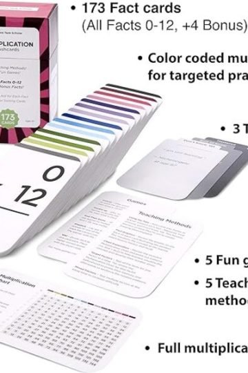 Think Tank Scholar 335 Tarjetas Flash De Matemáticas
