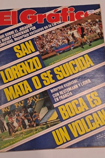 El Gráfico #3344 Rugby Colliard San Lorenzo Boca 8/11/1983
