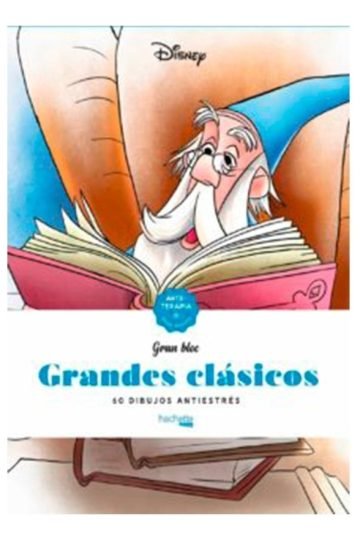 Libro - Grandes Clásicos, Arteterapia - Disney