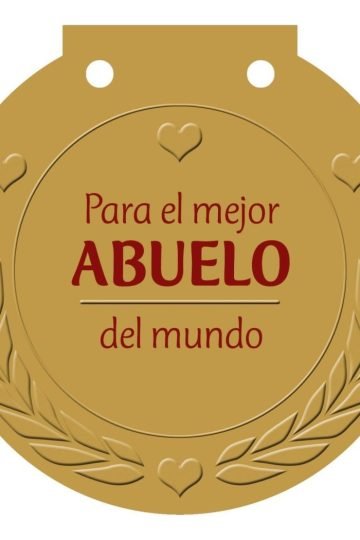 Libro Medalla: Para El Mejor Abuelo Del Mundo