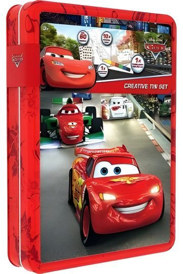 Caja Creativa De Cars Disney Set Colorear Pintar Unicos