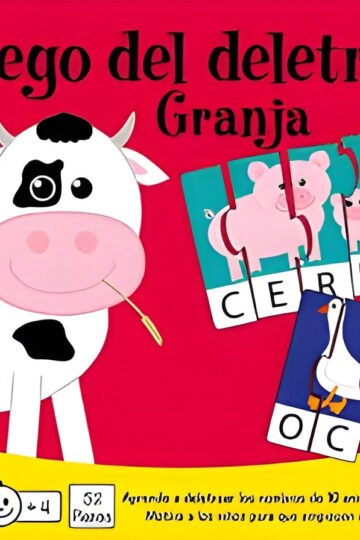 Juego Del Deletreo - Granja - 3 Puzzle Leer Escribir 3 A 6 A