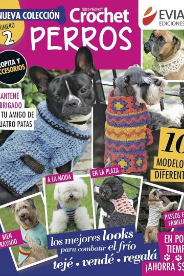 Pack Ropa Para Perros Crochet (9 Revistas, 1 Repetida)