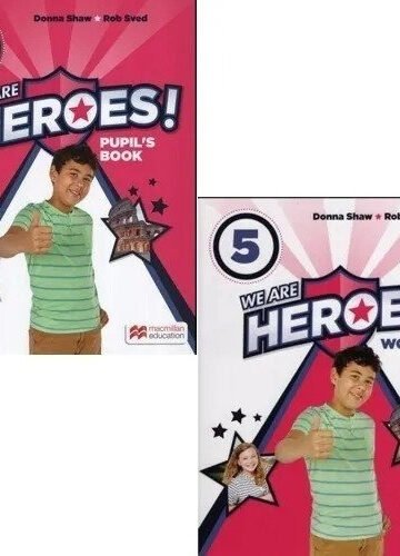 2 Libros We Are Heroes 5 Pupil + Workbook Macmillan