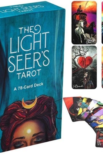 Q&k Light Seer's Oracle Tarot Cartas 78 Cartas, Tarot Cart