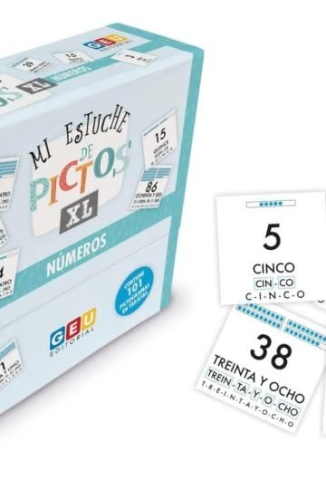 Estuche Pictos Números Silabas Pictogramas Lectoescritura