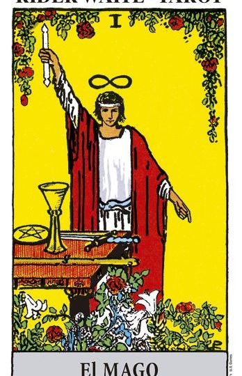 Raider Waite Tarot Amarillo - El Mago