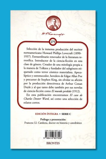 El Caso De Charles Dexter Ward Y Otros Relatos H.p Lovecraft