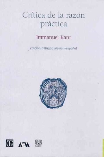Crítica Razón Práctica Edición Bilingüe Kant Emmanuel