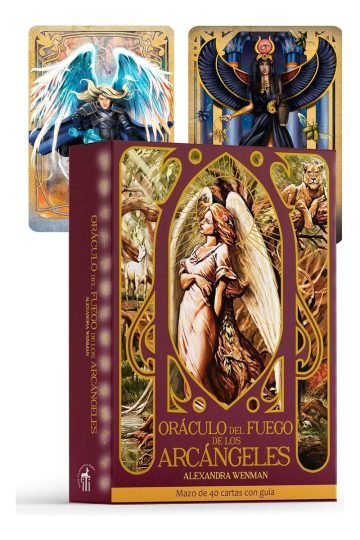Oráculo Fuego Arcángeles 40 Cartas Esotéricas Wenman Tarot
