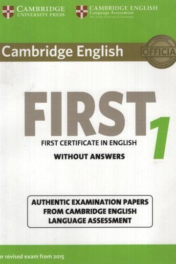 Cambridge English First 1 2015 Student's Book Without Answer