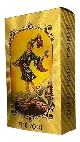 Tarot Dorado Gold Foil Estilo Rider Waite