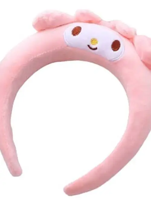 Tiara Vincha De Felpa Cinnamaroll Rosa Para Niña