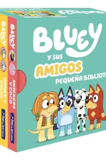Bluey Y Sus Amigos Set 6 Mini Libros Para Niños