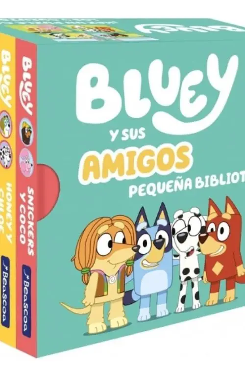 Bluey Y Sus Amigos Set 6 Mini Libros Para Niños