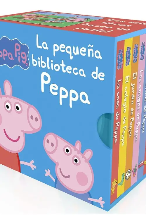 Peppa Pig Biblioteca Infantil Set 6 Mini Libros