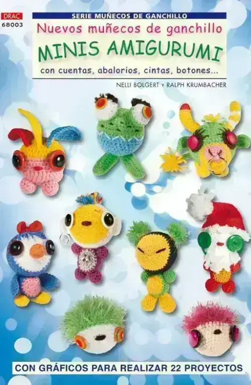 Libro Minis Amigurumi Nuevos Muñecos Ganchillo Crochet