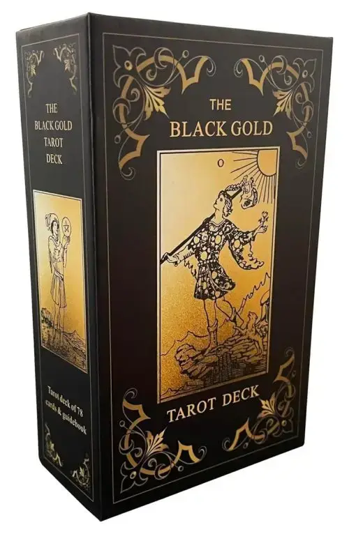 Tarot Black Gold - Baraja Esotérica Cartas Oráculo