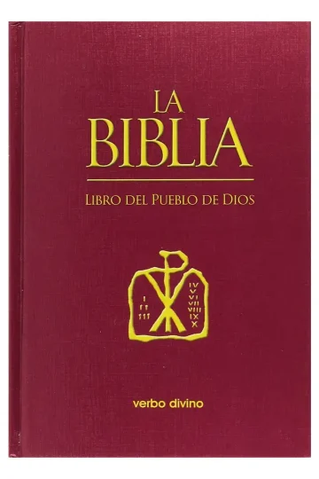 La Biblia Libro Del Pueblo De Diostapa Dura Verbo Divino