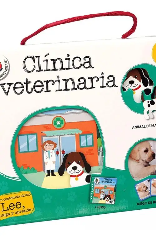 Libro Infantil Veterinaria:maletín Educativo Con Actividades