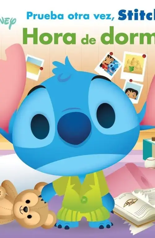 Libro Stitch Hora De Dormir Rutina Bebé -prueba Otra Vez !