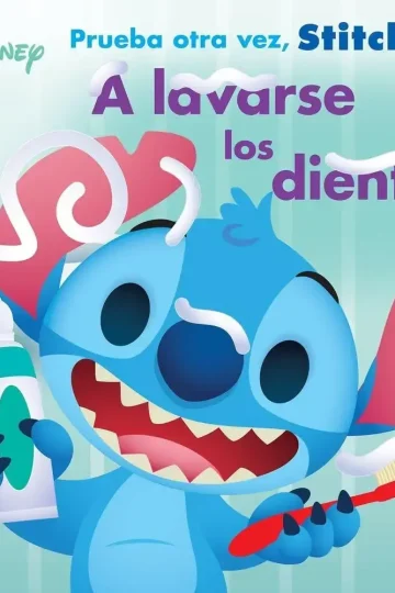 Stitch- Cuento A Lavarse Los Dientes Libro De Cartón