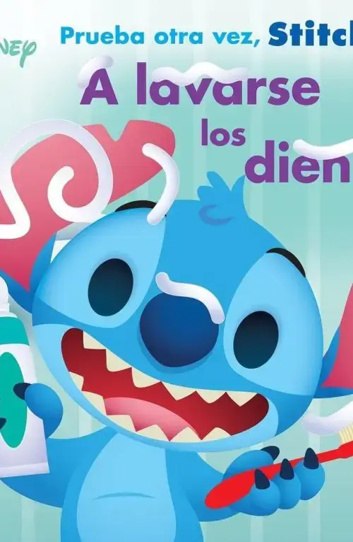 Stitch- Cuento A Lavarse Los Dientes Libro De Cartón