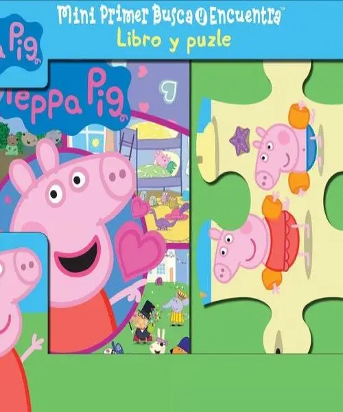 Peppa Pig Libro Y Puzzle - Mini Primer Busca Y Encuentra