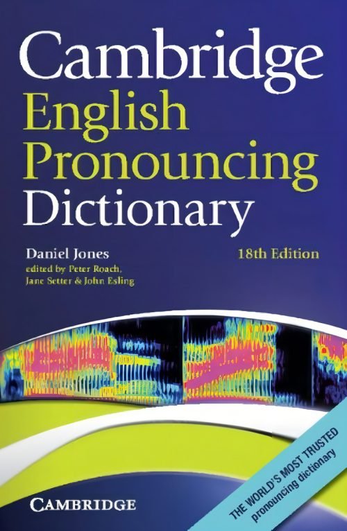 Libro Cambridge English Pronouncing Dictionary 18 Edition