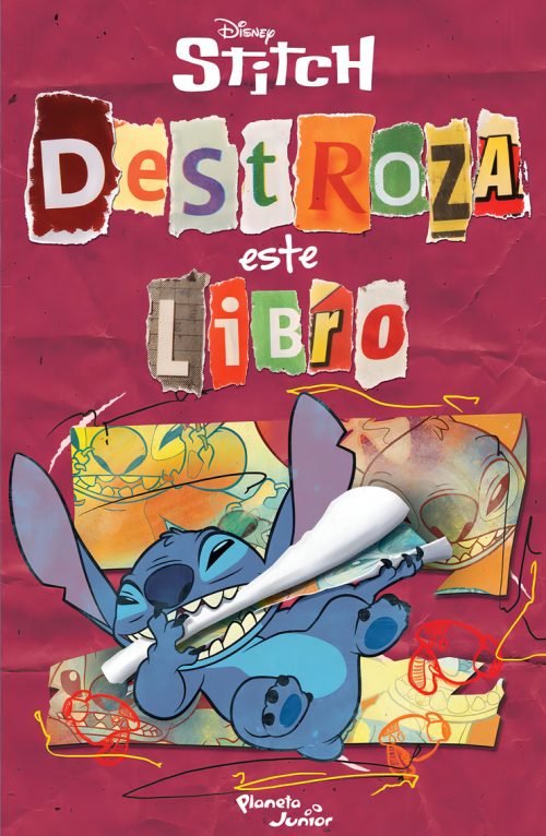 Stitch Destoza Este Libro, De Sin . Editorial Planeta Junior, Tapa Blanda En Español