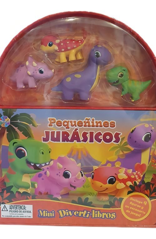Mini Divertilibros- Dinosaurios Bebes - Autor, De Autor. Editorial Phidal En Español