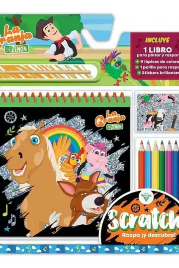 La Granja De Zenón: Libro Scratch Raspa Descubre Actividades