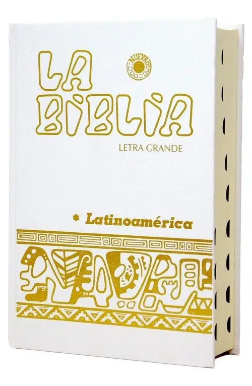 Biblia Letra Grande Catolica, Editorial Verbo Divino Blanca