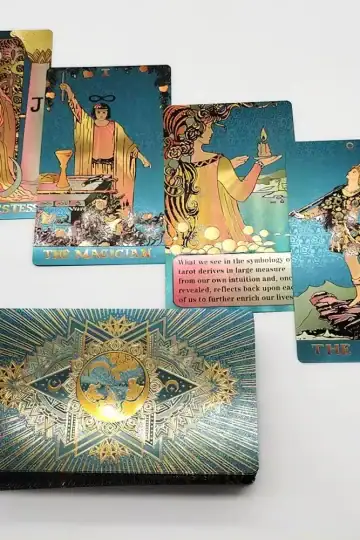 Gold Foil Tarot 1909 Exquisite
