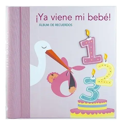 Diario Llegada Bebé Niña Álbum Recuerdos Personalizado