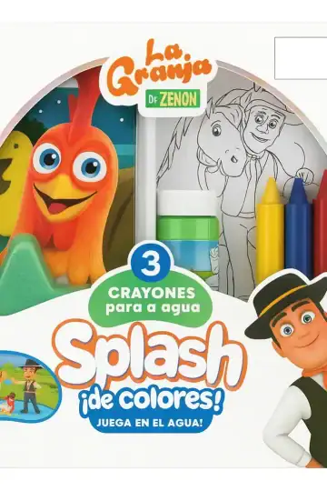 La Granja De Zenón: Libro Para Pintar Y Actividades -splash
