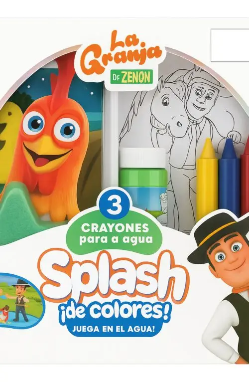 La Granja De Zenón: Libro Para Pintar Y Actividades -splash
