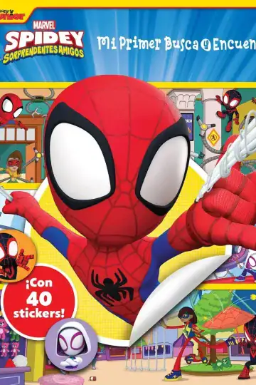 Busca Y Encuentra Con Pegatinas Marvel Spidey
