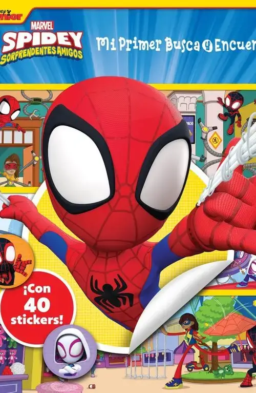 Busca Y Encuentra Con Pegatinas Marvel Spidey