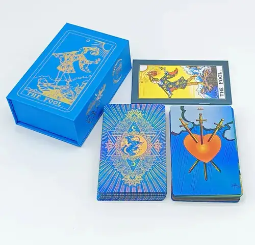 Cartas Tarot Gold Foil Tarot Unicas Exclusivas Premium