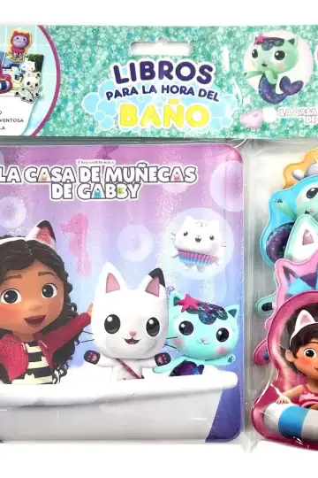 Libro Para El Baño Gabby, Ideal Primer Juguete Agua Bebés