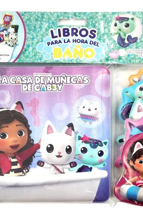 Libro Para El Baño Gabby, Ideal Primer Juguete Agua Bebés