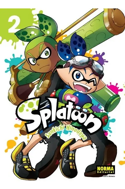 Splatoon 2 Libro Oficial Guía Manga