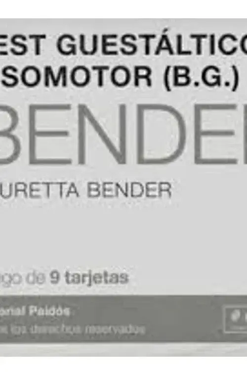Test Guestaltico Visomotor-juego Tarjeta Bender Nv