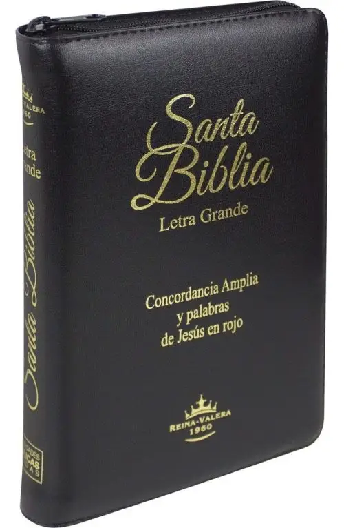 Biblia Rvr1960 Concordancia Manual Con Cierre Negro