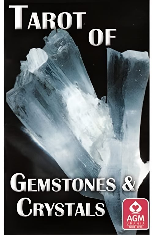 Cartas Tarot Cristales Gemas Oráculo Magia Deck Inglés