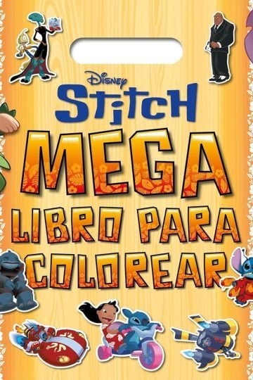 Stitch Megalibro Para Colorear Disney Uruguay Oferta